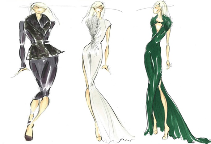 Fashion Design Sketches 2013