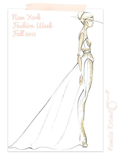 Fashion Design Sketches 2013