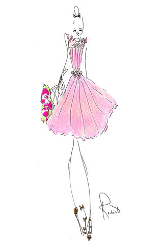 Fashion Design Sketches Dresses