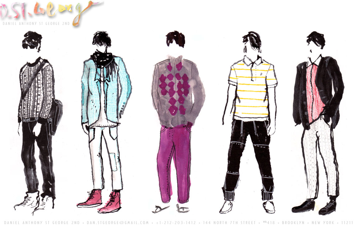 Fashion Design Sketches Men