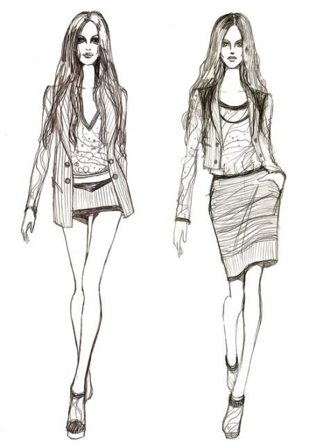 Fashion Design Sketches Shoes