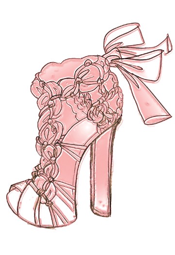 Fashion Design Sketches Shoes