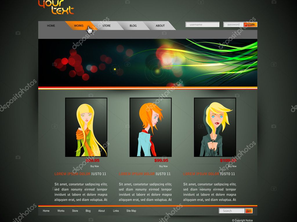 Fashion Design Templates For Girls