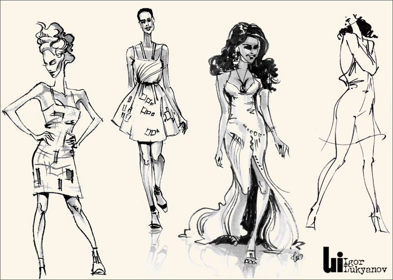 Fashion Illustration Poses