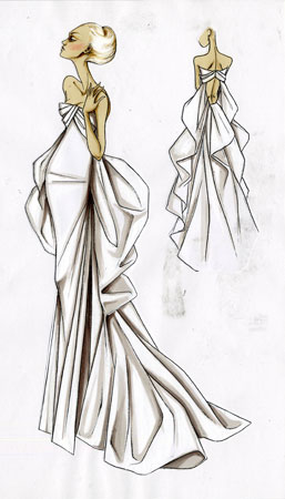 Fashion Models Sketches