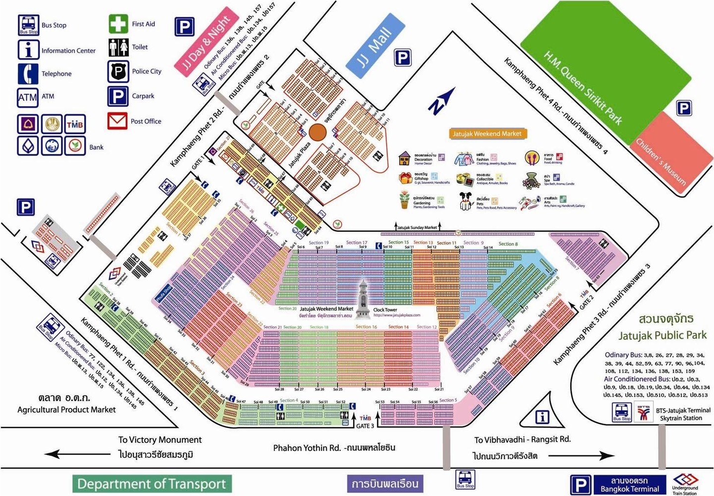 Fashion Show Mall Map