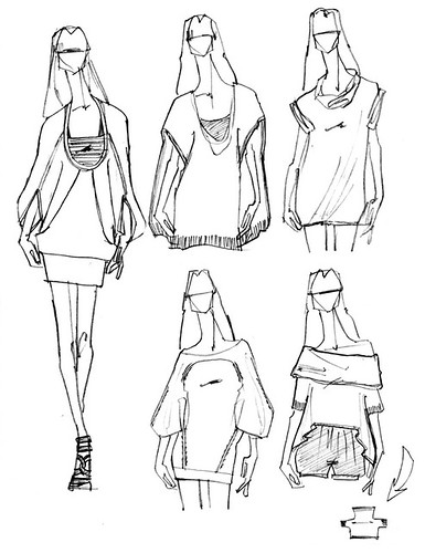 Fashion Sketches Black And White