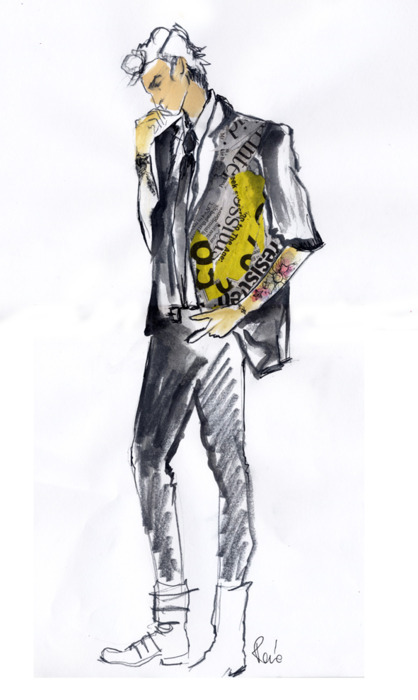 Fashion Sketches Man