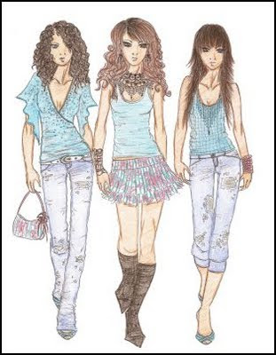 Fashion Sketches Template