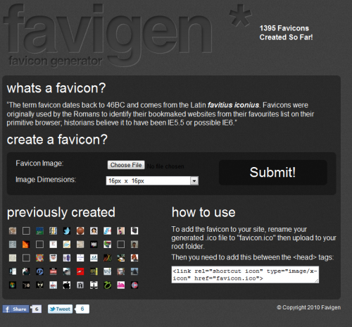 Favicon Icon Size