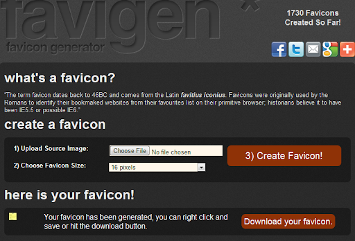 Favicon Icon Tag