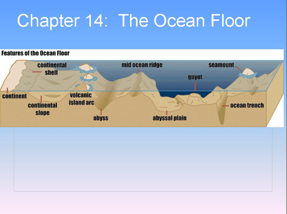 Features Of The Ocean Floor Diagram