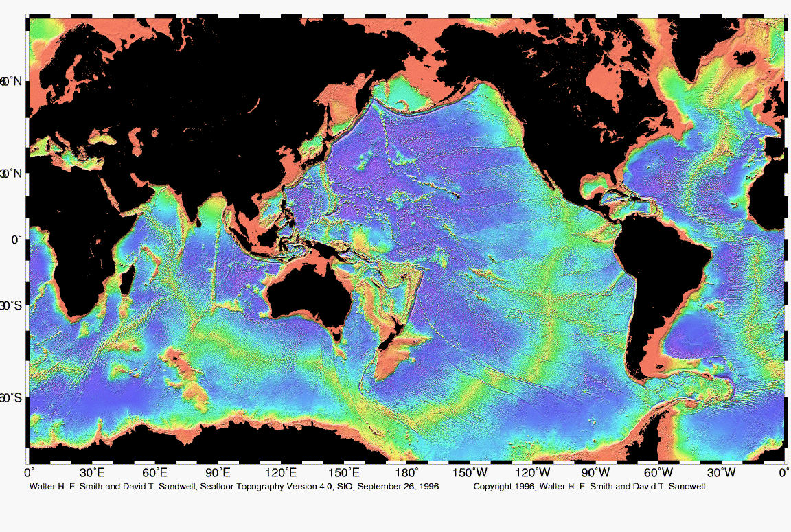 Features Of The Ocean Floor For Kids