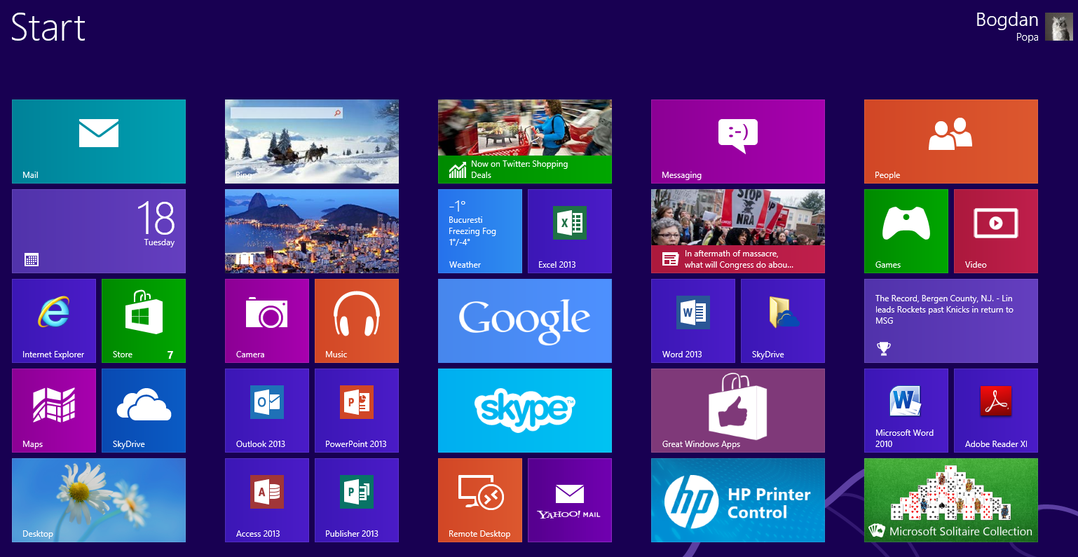 Features Of Windows 8 Pro