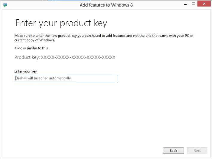 Features Of Windows 8 Pro Pack