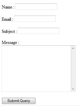 Feedback Form Example Php