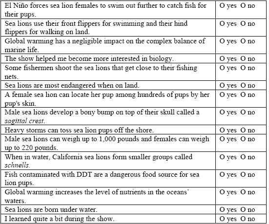 Feedback Form Format For Students