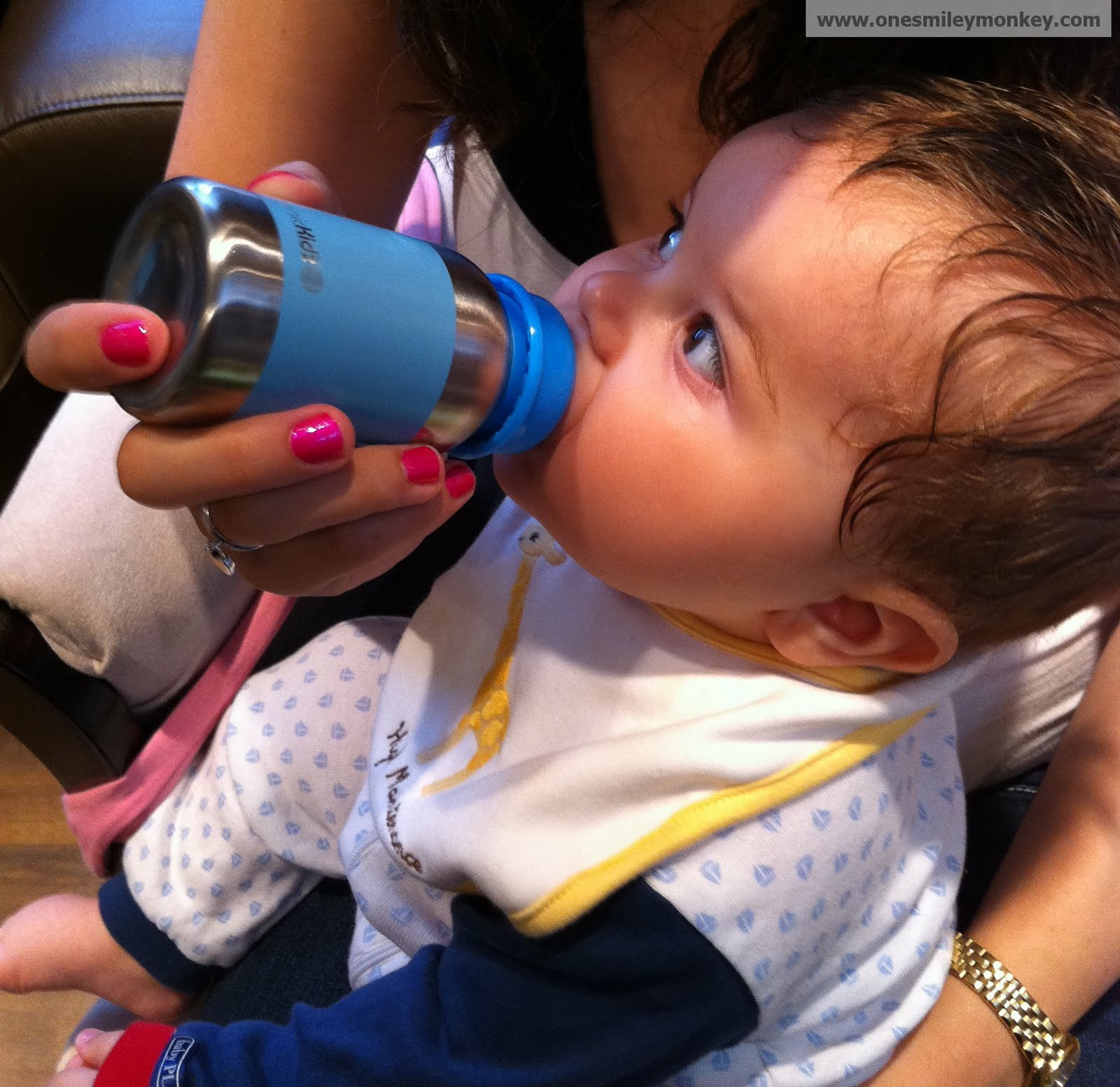 Feeding Baby Bottle In Bed