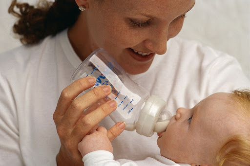 Feeding Baby Milk