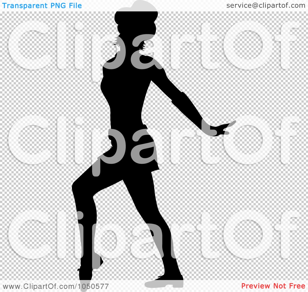 Female Dancer Silhouette Clip Art