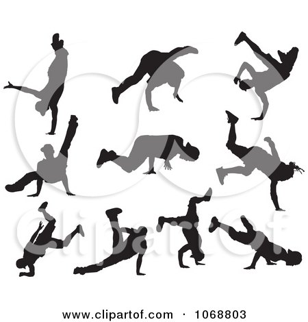 Female Hip Hop Dancer Clipart