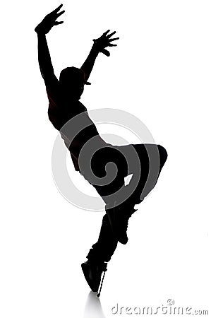 Female Hip Hop Dancer Clipart