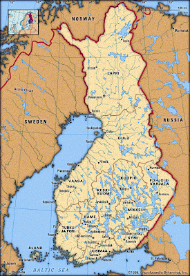 Finland Estonia Map