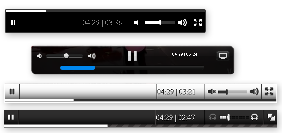 Flash Video Player Skin