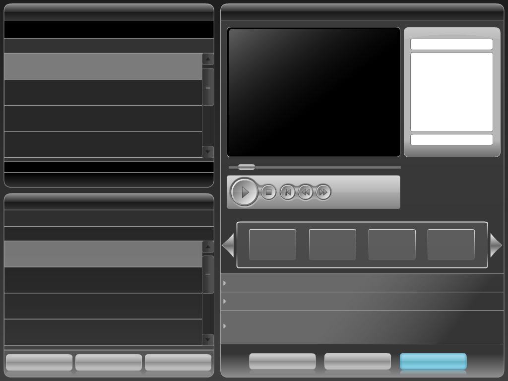 Flash Video Player Skin