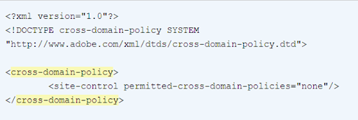 Flex 4 Crossdomain.xml Example