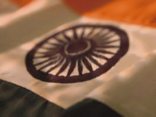 Flying Indian Flag Gif