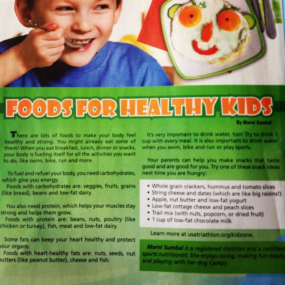 Food Articles For Kids