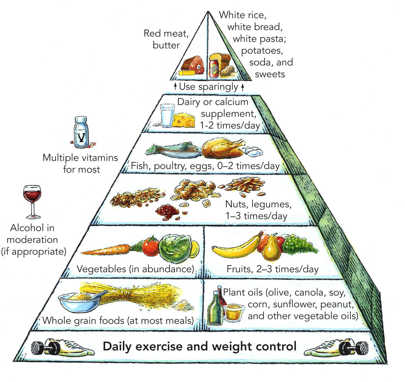 Food Pyramid In Spanish