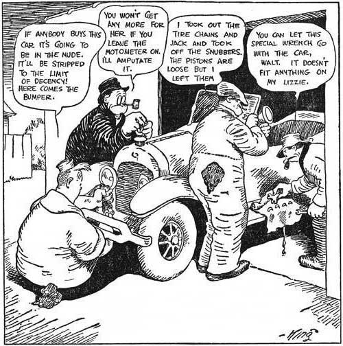 Ford Model T Cartoon