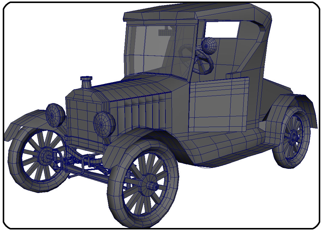 Ford Model T Cartoon