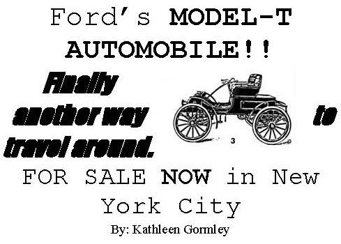 Ford Model T Cartoon