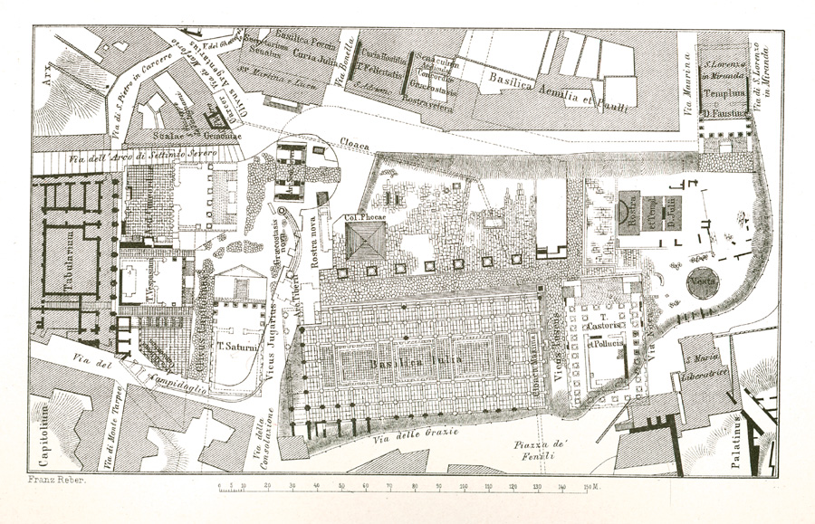 Forum Romanum Plan