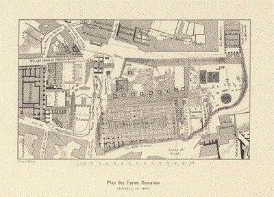 Forum Romanum Plan