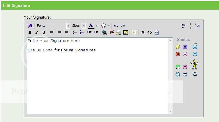 Forums Signature