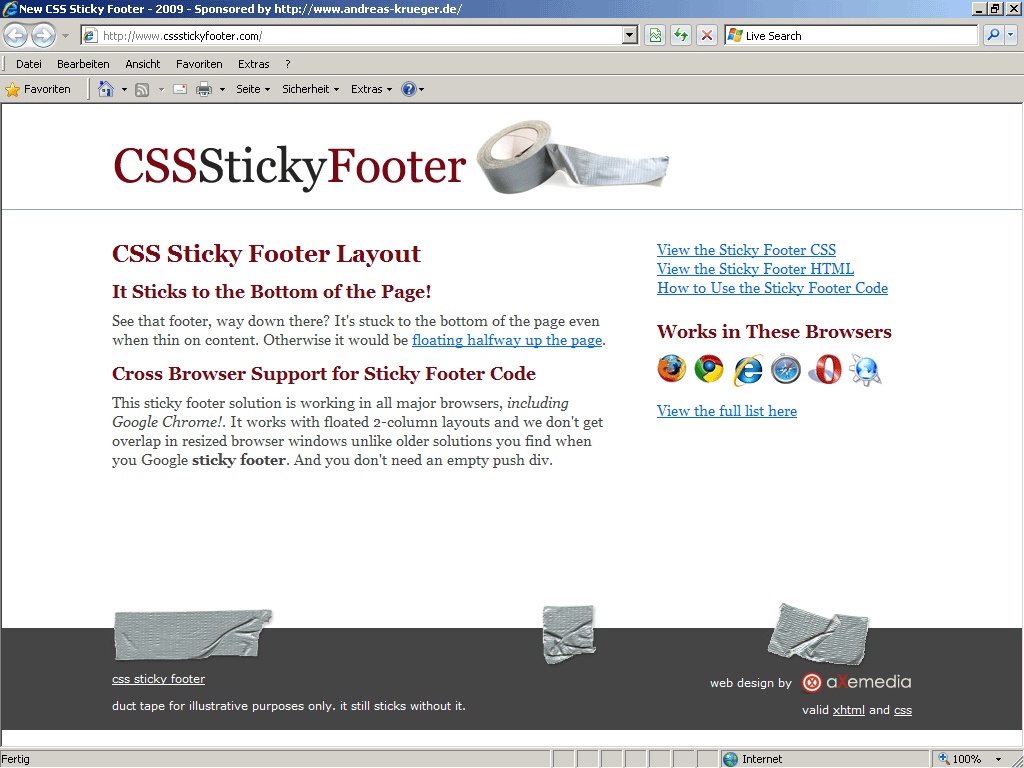 Fotter.css