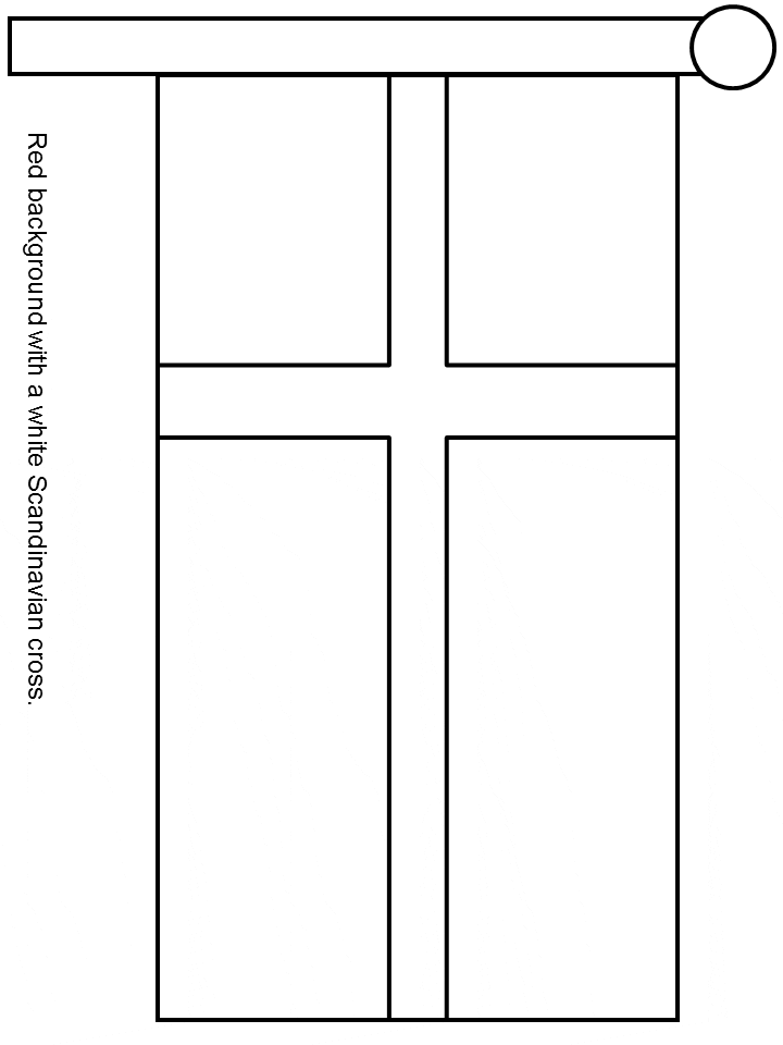 France Flag Coloring Page