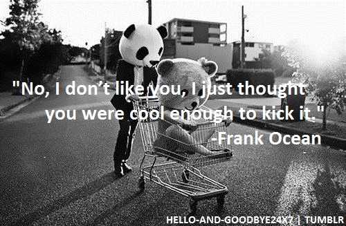 Frank Ocean Thinking About You Lyrics