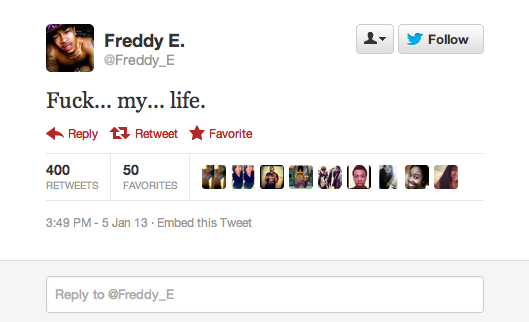 Freddy E Death Tweets