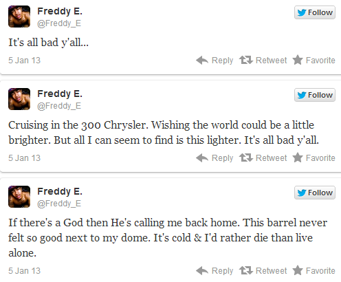 Freddy E Twitter Posts