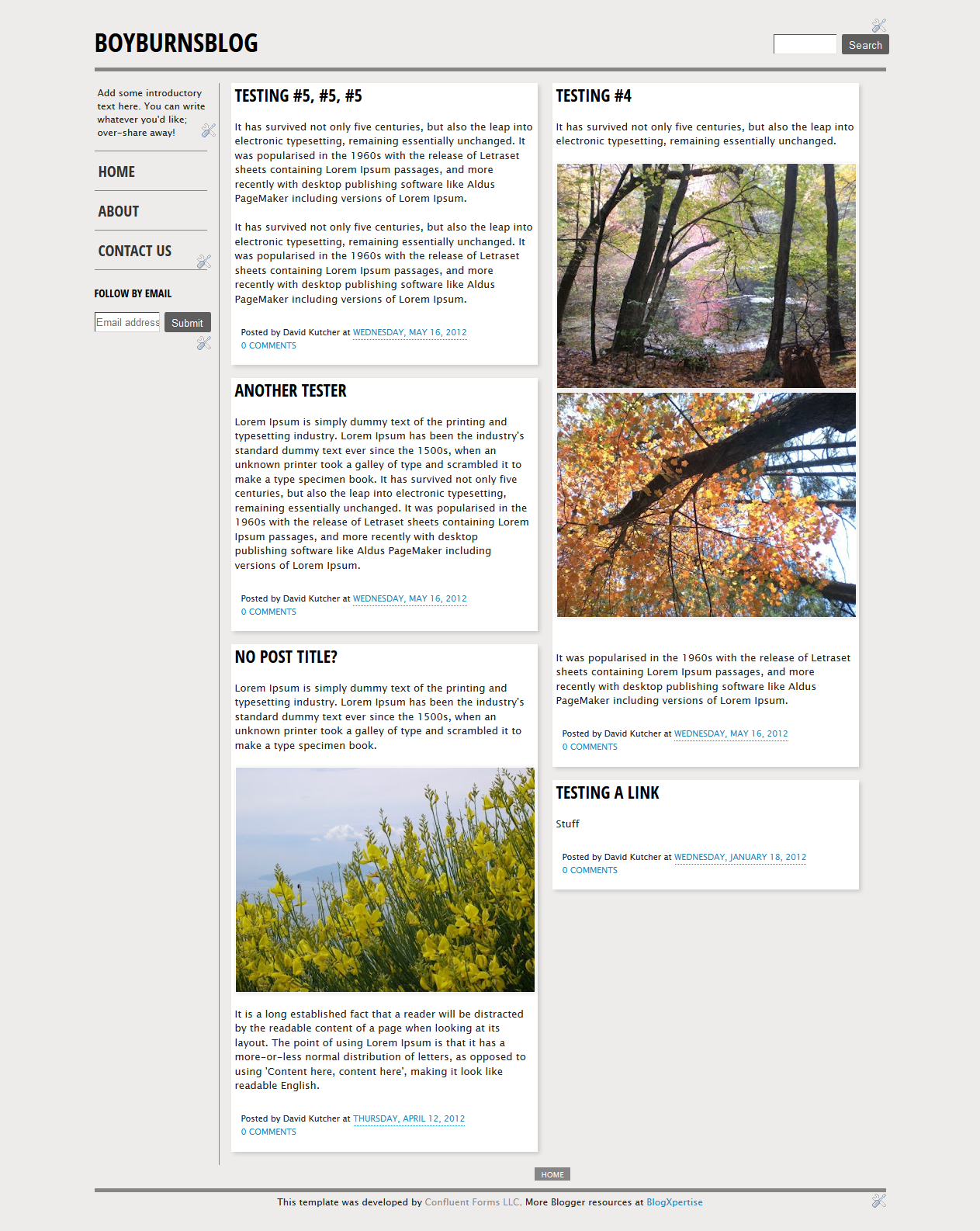 Free Blogger Layouts Html