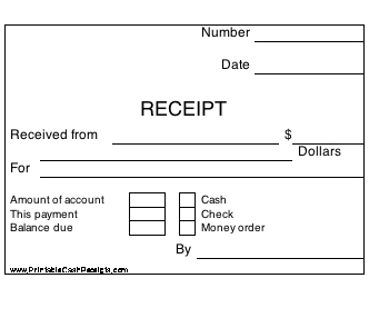 Free Donation Receipt Template