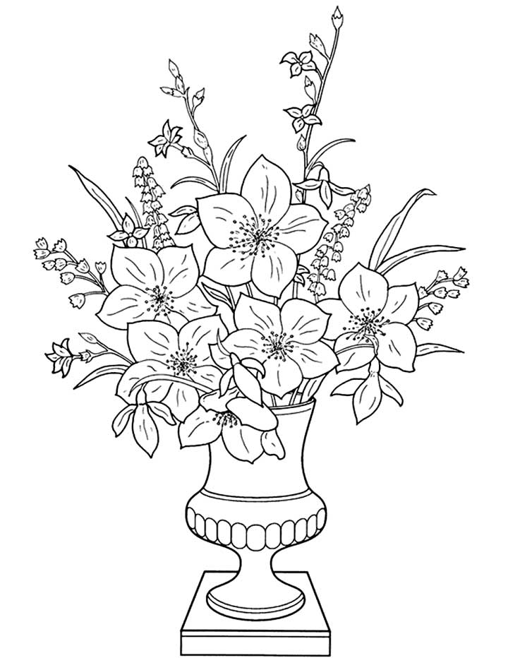 Free Pictures Of Flowers To Color