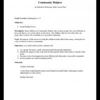 Free Printable Community Helpers Worksheets