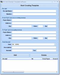 Free Registration Form Template Word