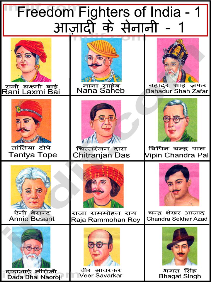 Freedom Fighters Of India In Hindi